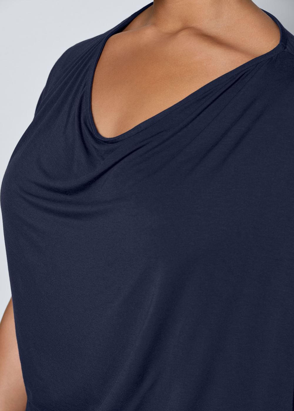 Venus Plus Size Basic Flounce Top