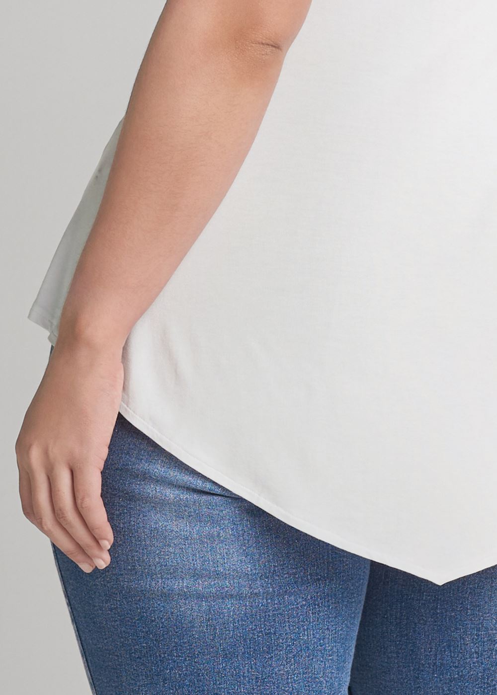 Venus Plus Size Crochet Embellished Top