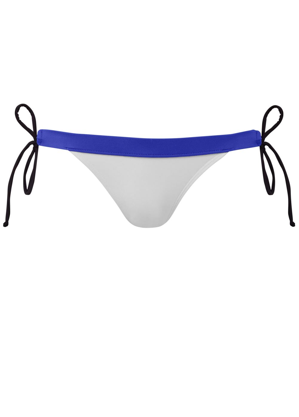Venus Banded Tie-Side Low-Rise Bottom Bikini - White,Cobalt Blue,Black Beauty