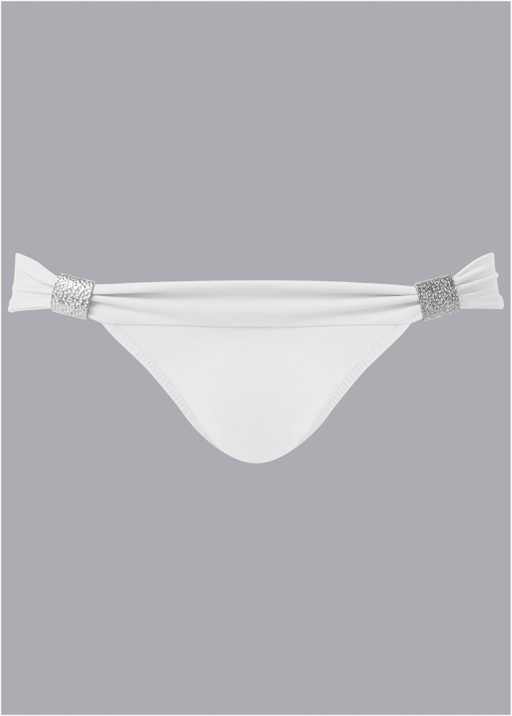 Venus Goddess Low-Rise Bottom Bikini - Pearl White