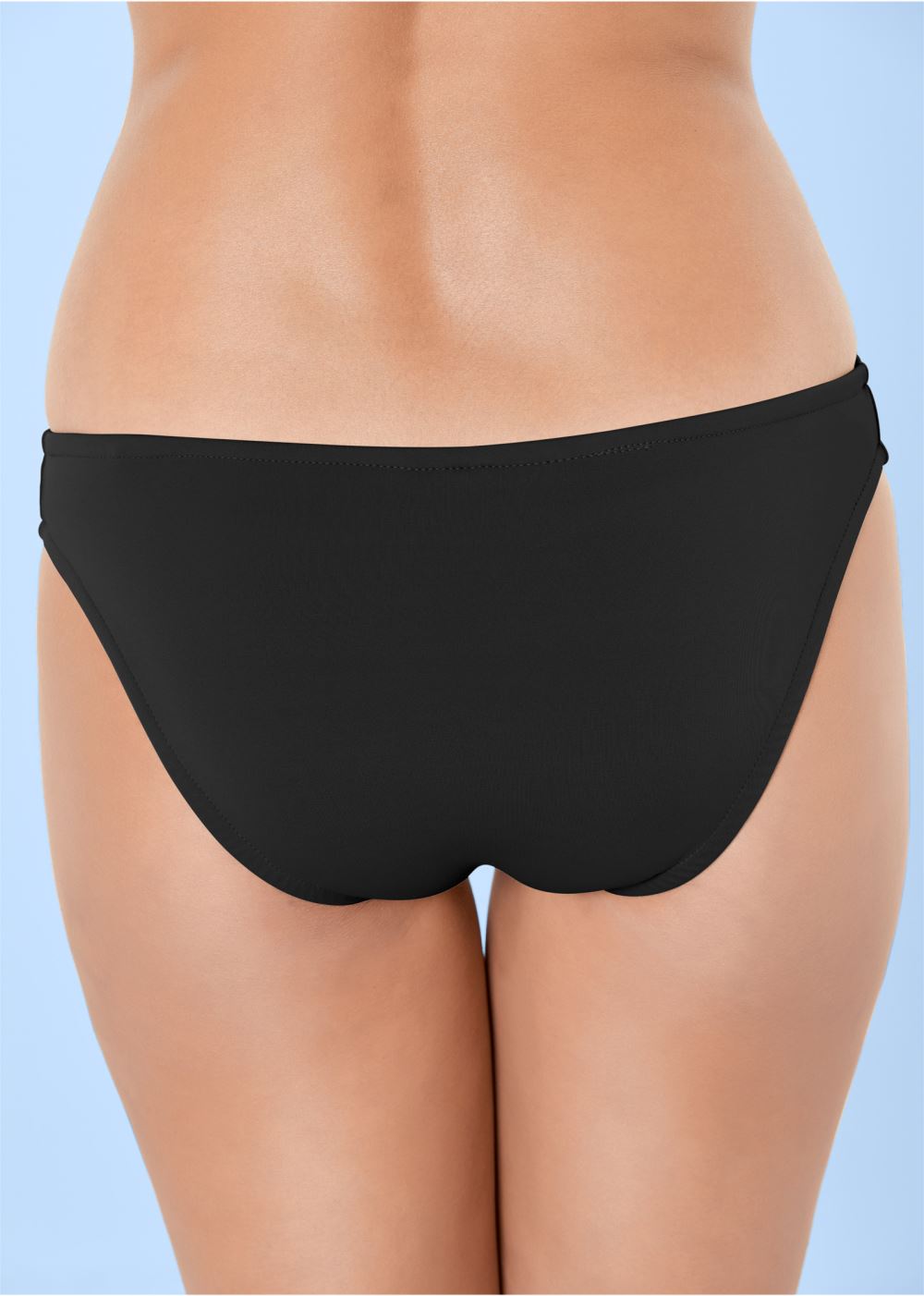 Venus Classic Low-Rise Bottom  Bikini - Black Beauty