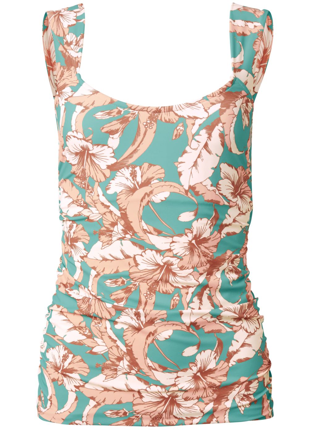 Venus Sexy Scoop Neck Tankini Bikini - Seaside Tropics