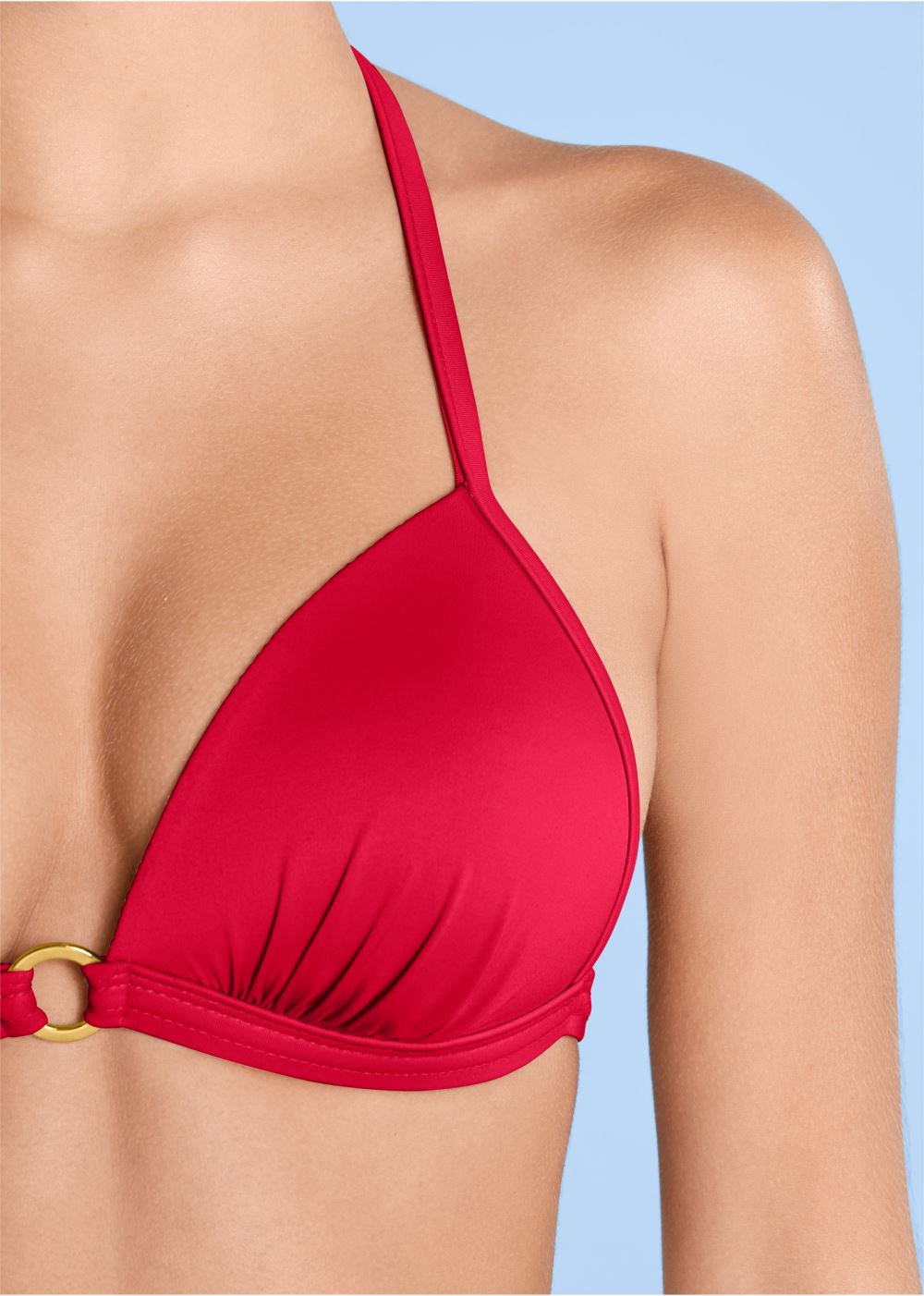 Venus Enhancer Push-Up Triangle Top Bikini - Red Hot