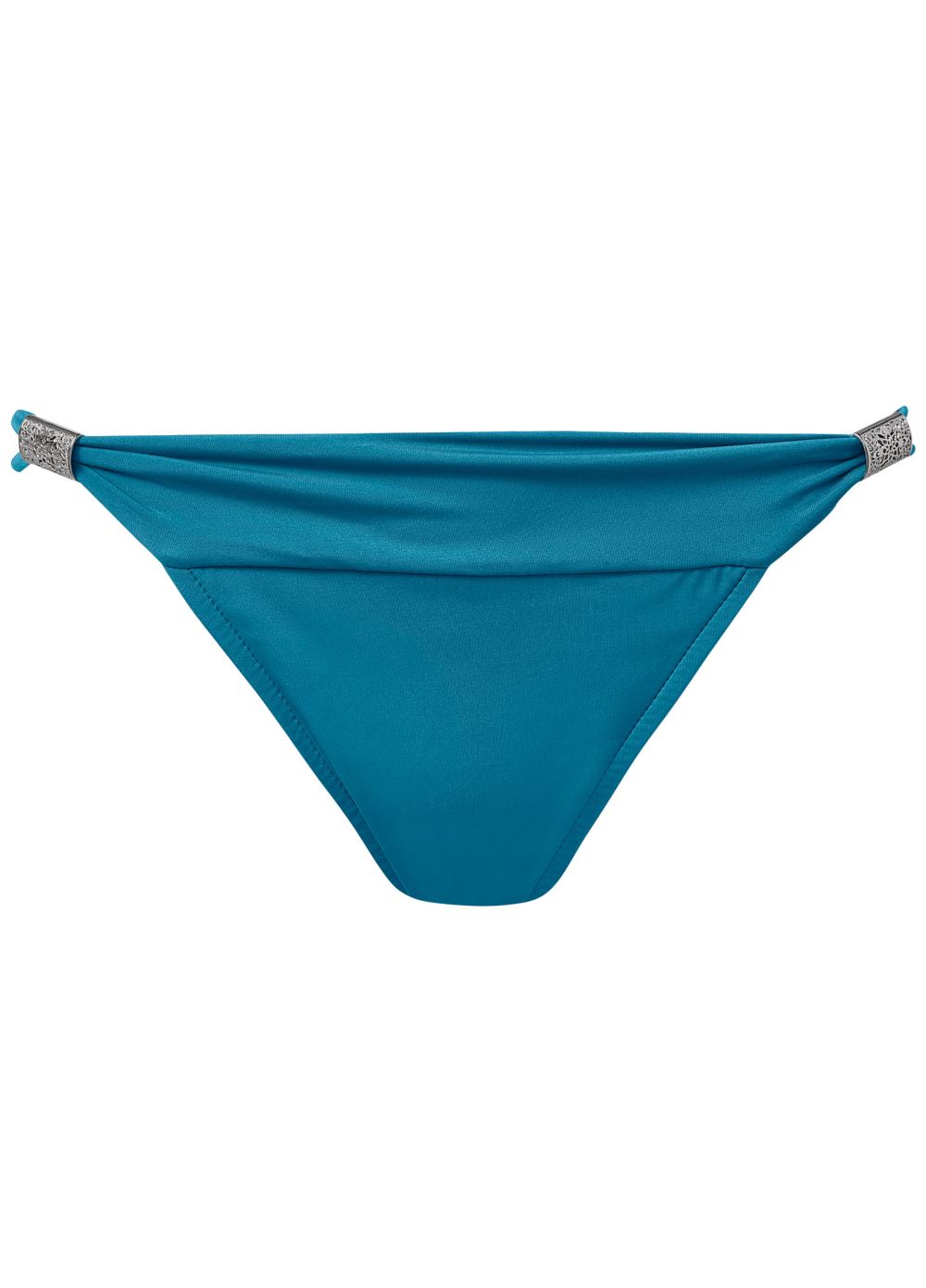Venus Ruched Goddess Bottom Bikini - Seaside Blue