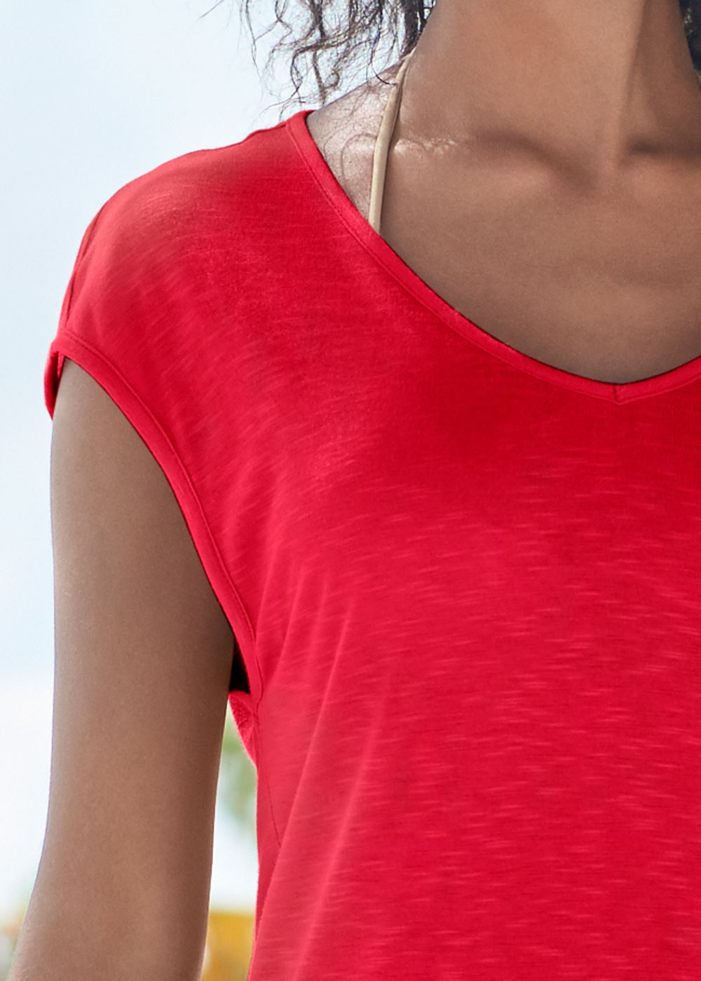 Venus Keyhole Back Cover-Up in Red