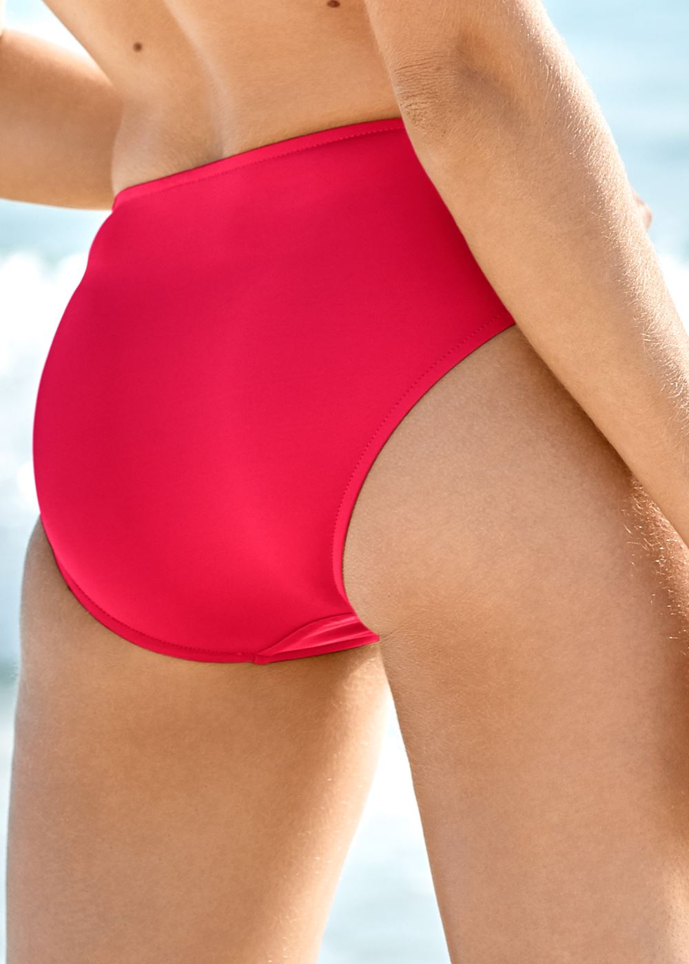 Venus Sally Mid-Rise Bottom Bikini - Red Hot