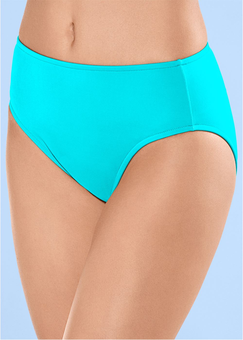 Venus Full Coverage Mid-Rise Hipster Bikini Bottom Bikini - Aqua Reef