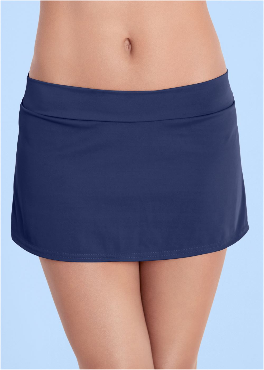 Venus Skirted Mid-Rise Bottom Bikini - Ultramarine Blue