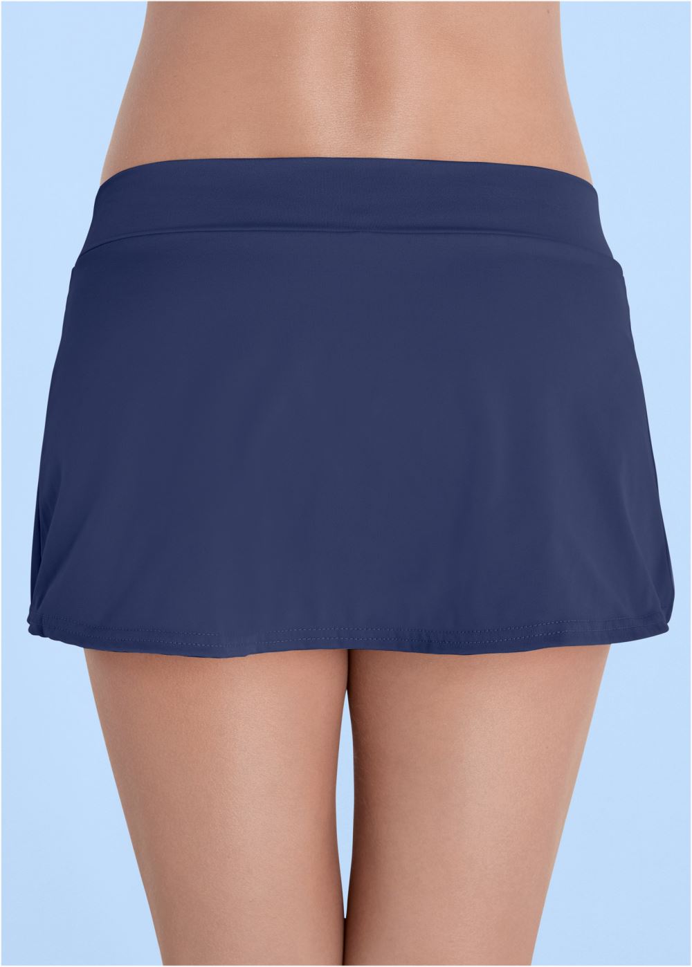 Venus Skirted Mid-Rise Bottom Bikini - Ultramarine Blue