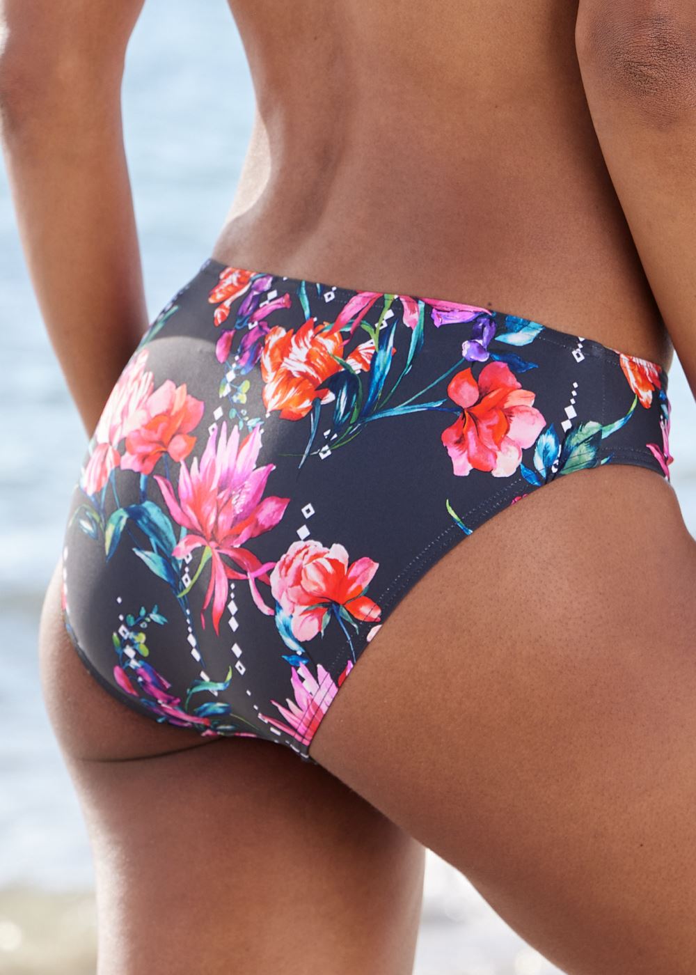 Venus Mid-Rise Bottom Bikini - Floral Drop