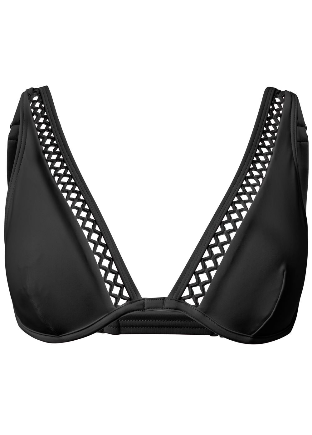 Venus Underwire Swim Top Bikini - Black Beauty
