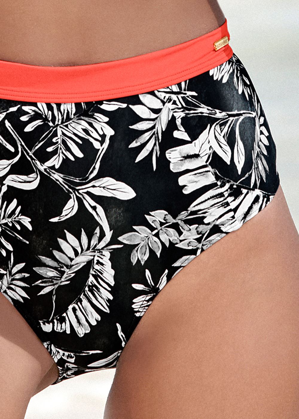 Venus Banded High-Waist Bottom Bikini - Tropicoral