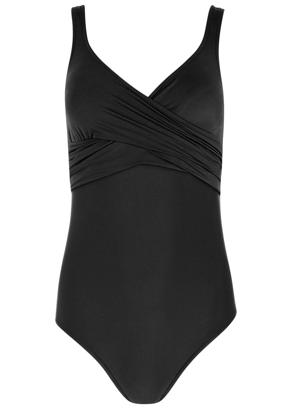 Venus Caress One-Piece Swimsuit in Black Beauty