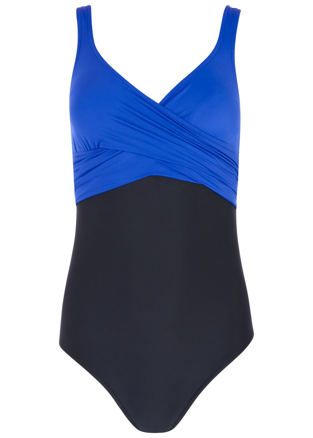 Venus Caress One-Piece Swimsuit in Cobalt & Black