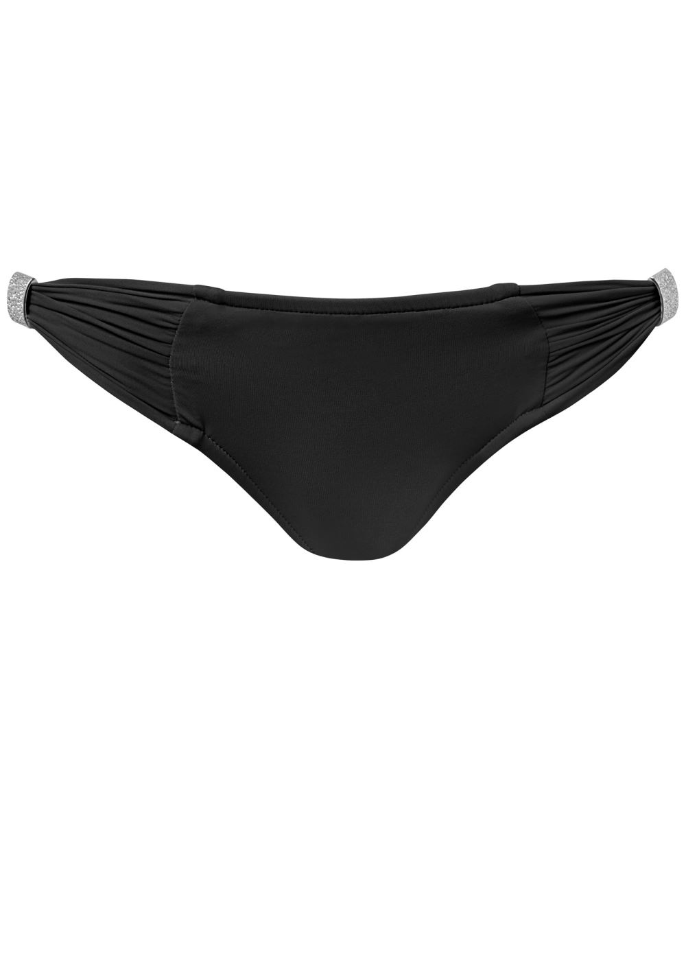 Venus Goddess Side Detail Bottom Bikini - Black Beauty