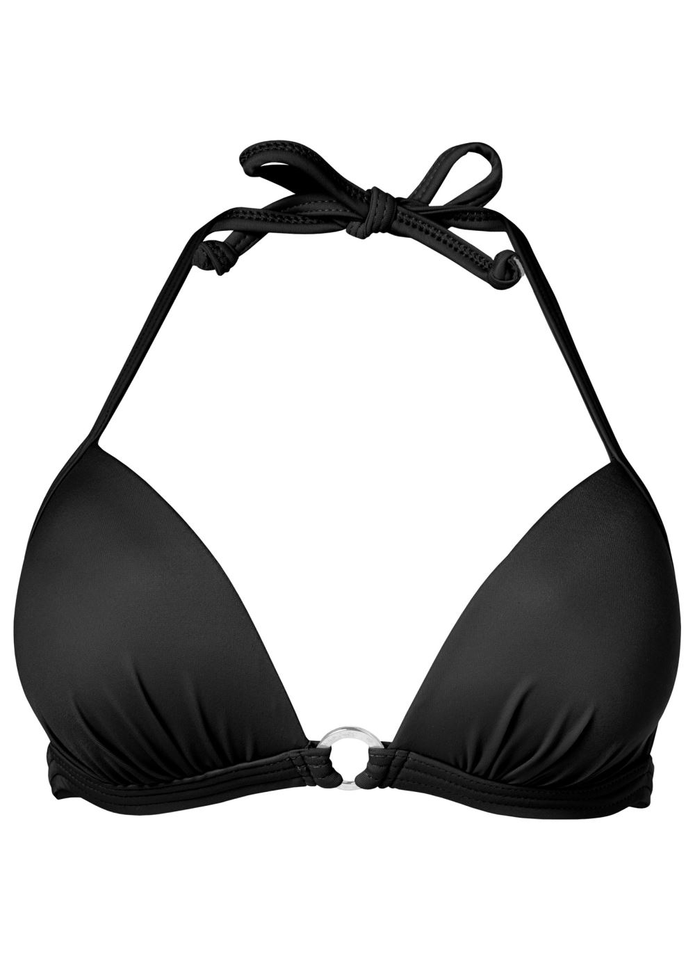 Venus Enhancer Push-Up Triangle Top Bikini - Black Beauty