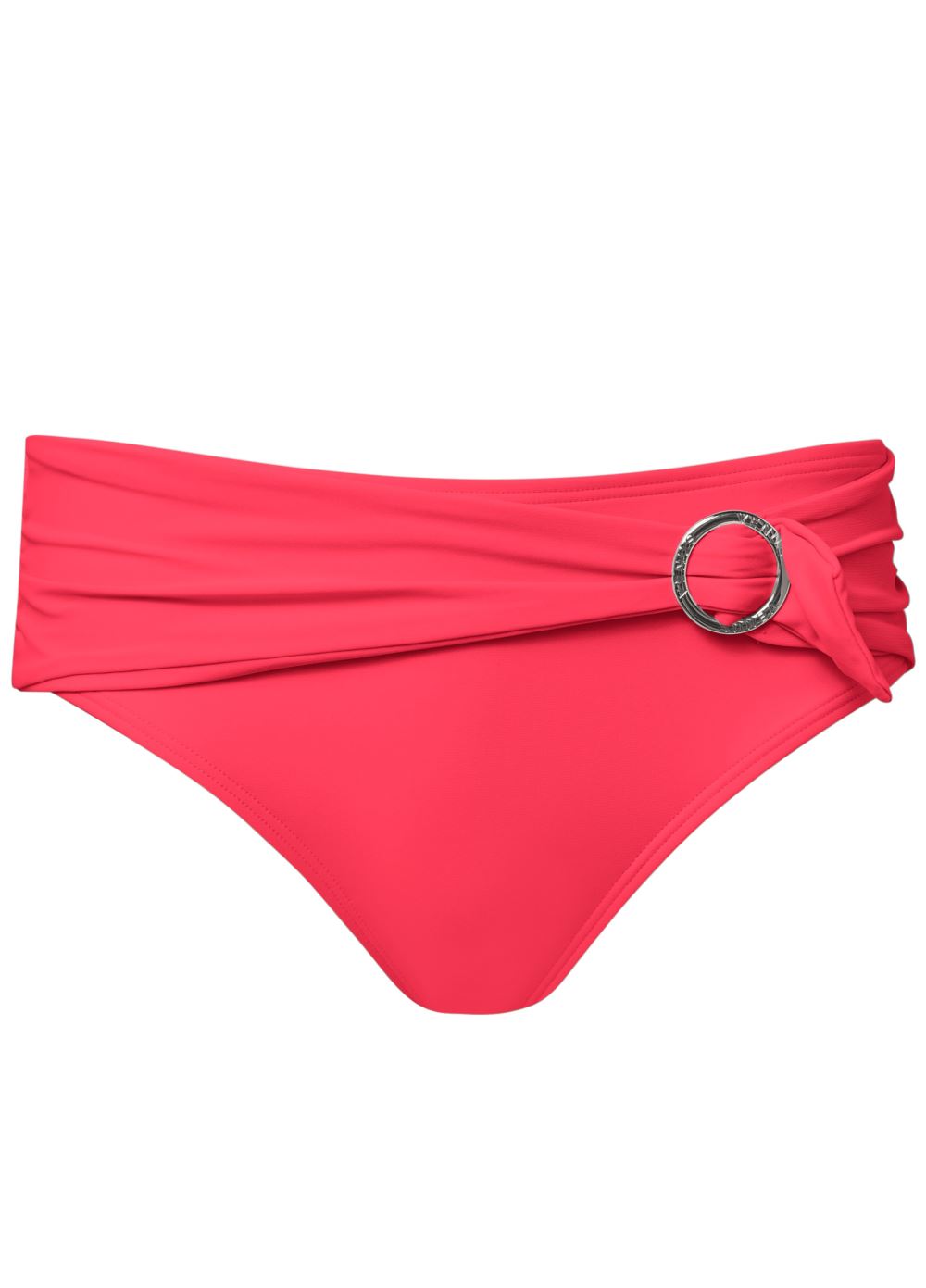 Venus High-Rise Belted Bottom Bikini - Sweet Red
