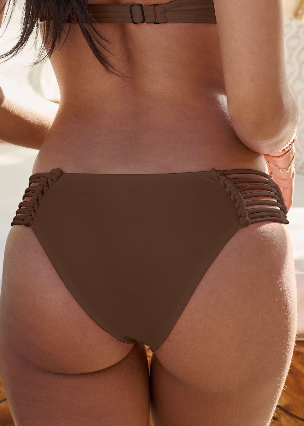 Venus Zen Cheeky Bottom Bikini - Mocha