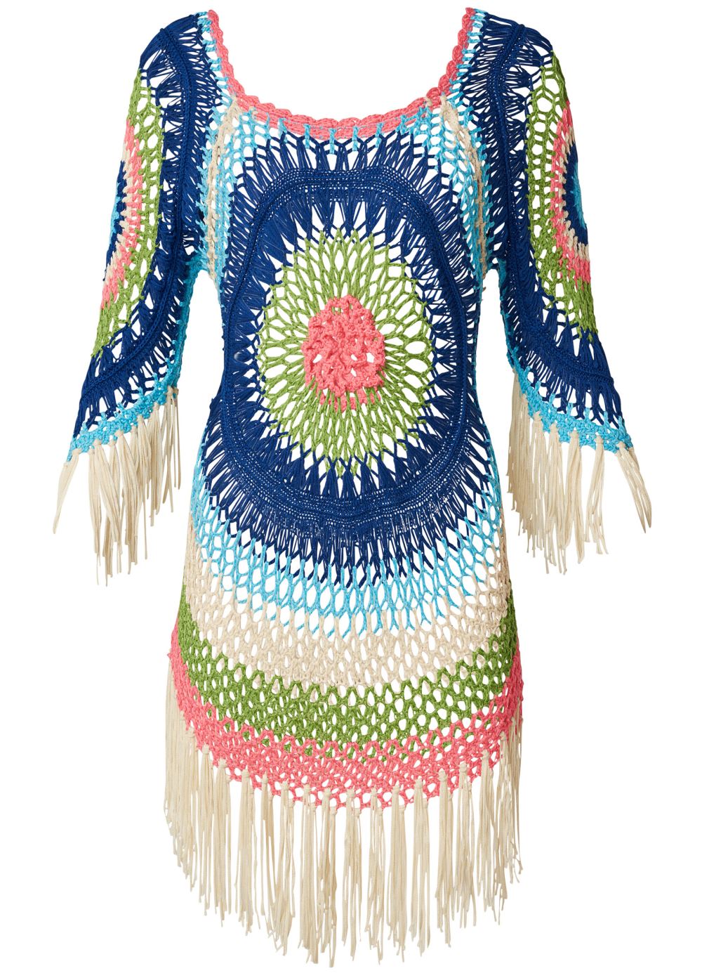 Venus Crochet Detail Cover-Up in Miami Multi