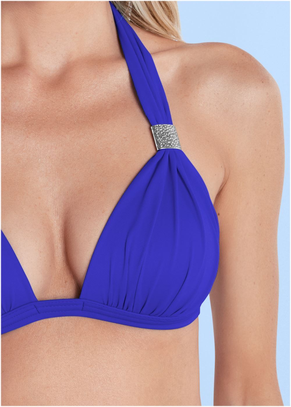Venus Goddess Enhancer Push-Up Top Bikini - Cobalt Blue