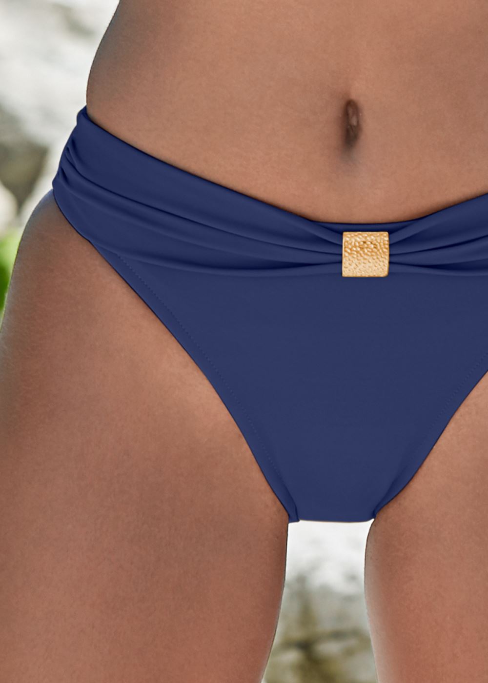 Venus Goddess Scoop Front Bottom Bikini - Ultramarine Blue