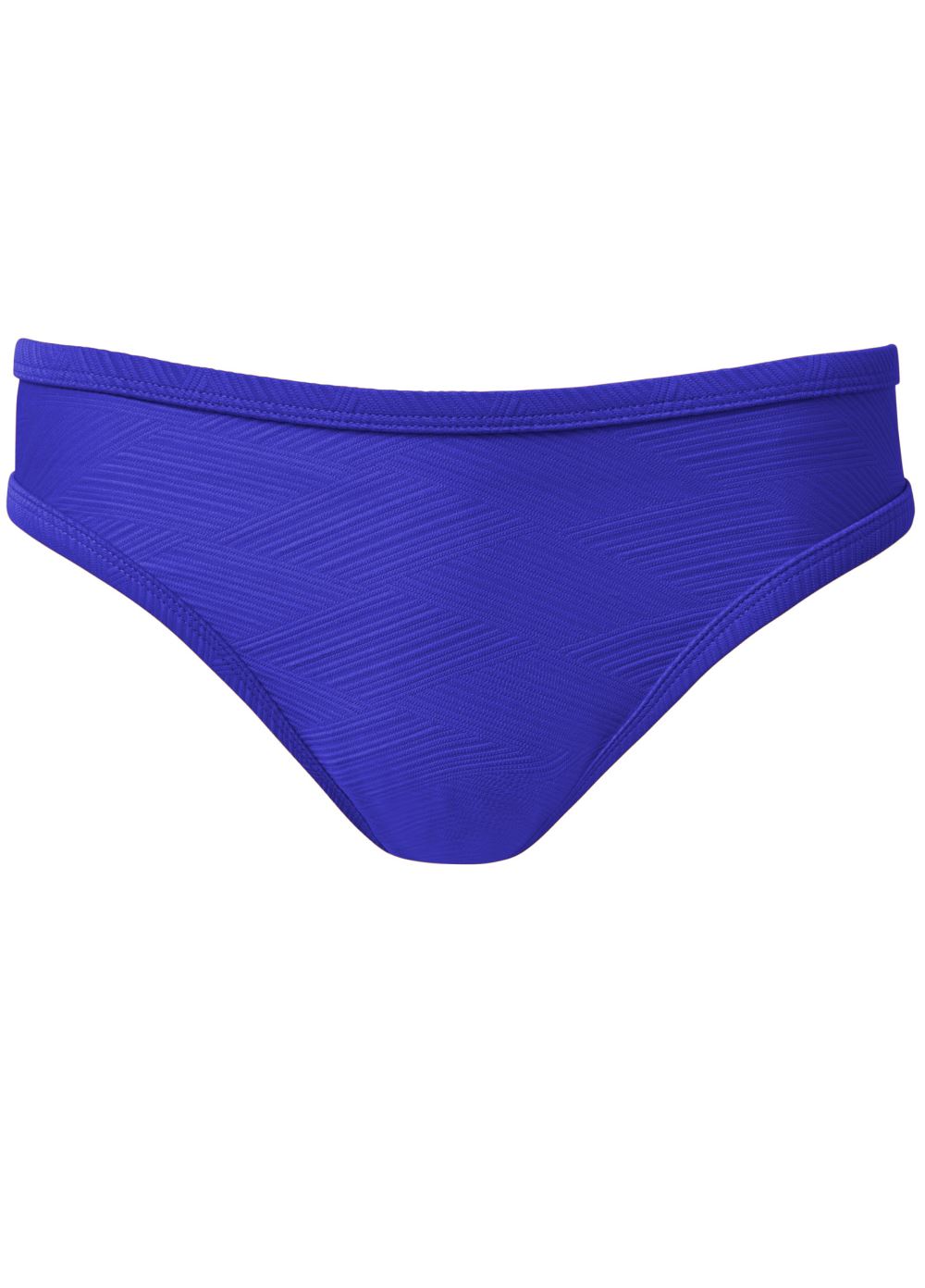 Venus Texture Scoop Bottom Bikini - Textured Cobalt Blue