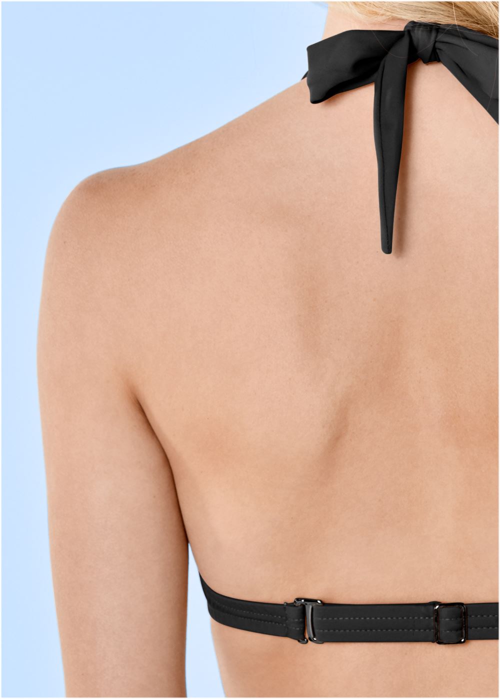 Venus Marilyn Underwire Push-Up Halter Top Bikini - Black Beauty