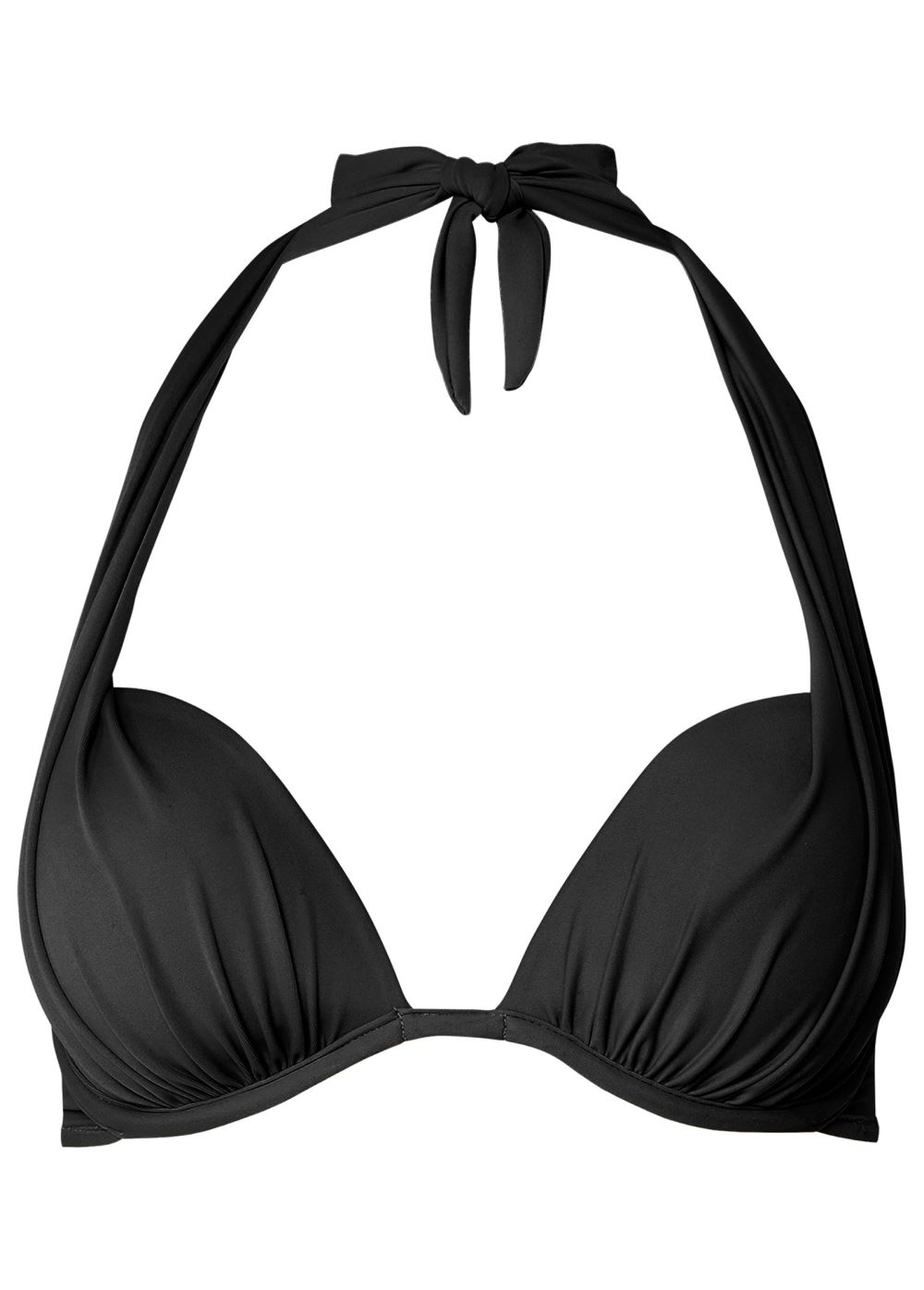 Venus Marilyn Underwire Push-Up Halter Top Bikini - Black Beauty