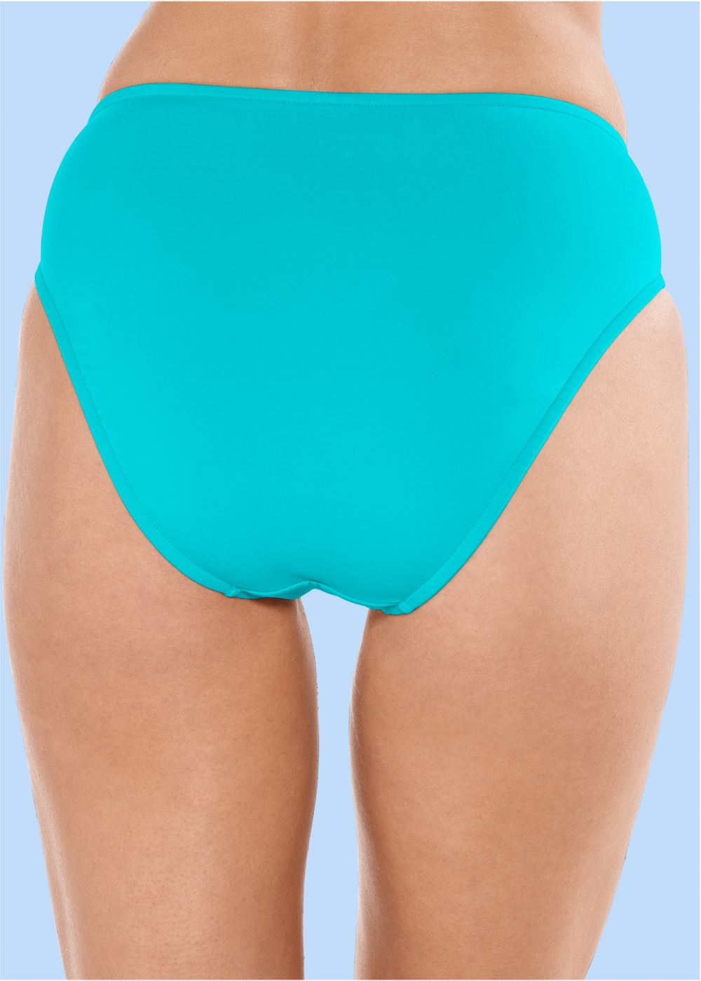 Venus Classic Hipster Mid-Rise Bottom Bikini - Aqua Reef