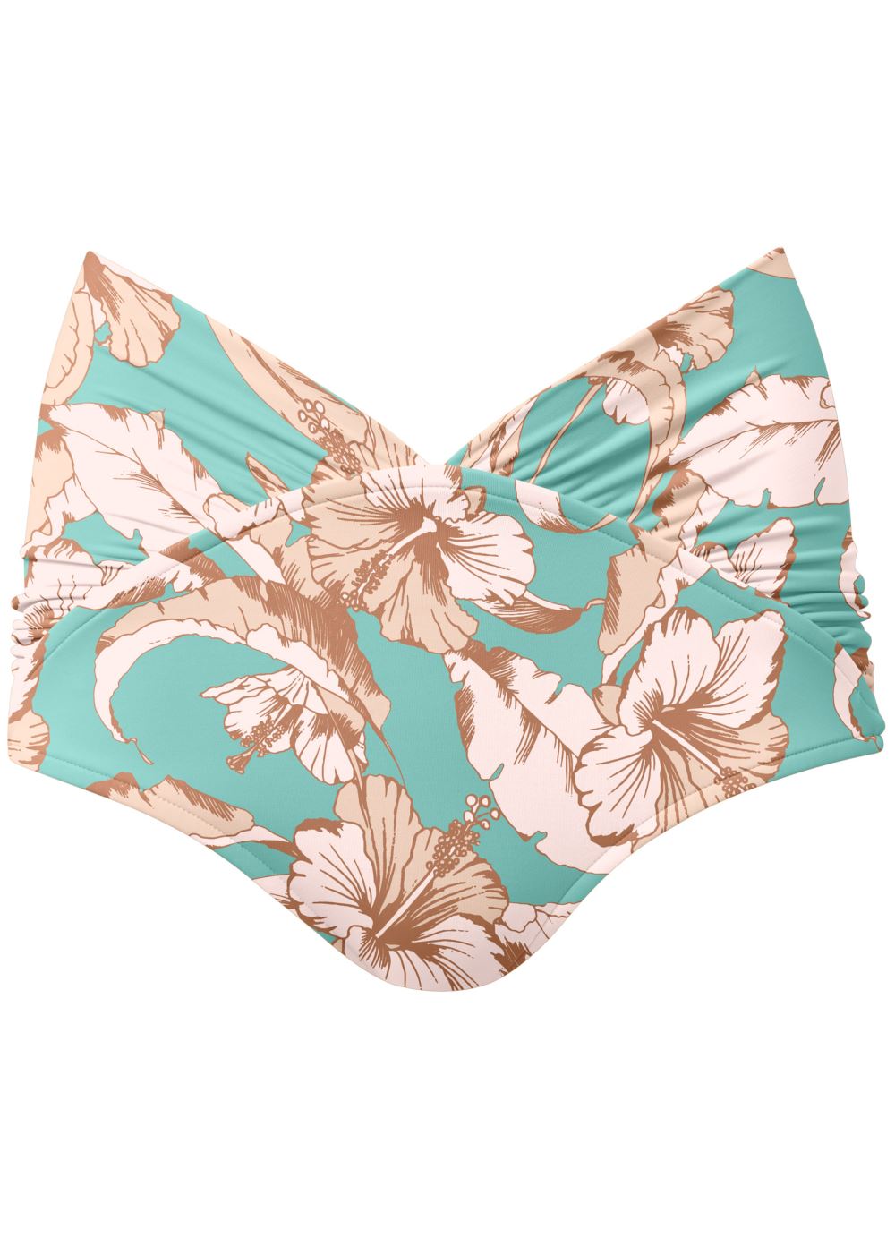 Venus The Audri Moderate Mid-Rise Bottom Bikini - Seaside Tropics