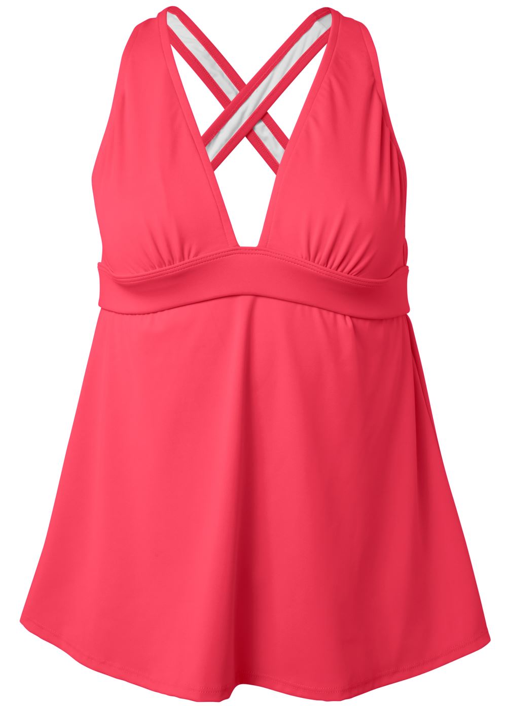 Venus Sleek Flowing Tankini Top Bikini - Sunset Pink