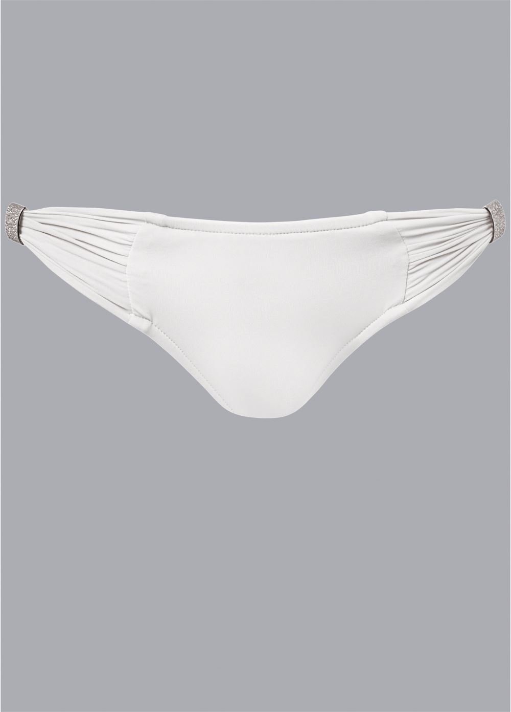 Venus Goddess Side Detail Bottom Bikini - Pearl White