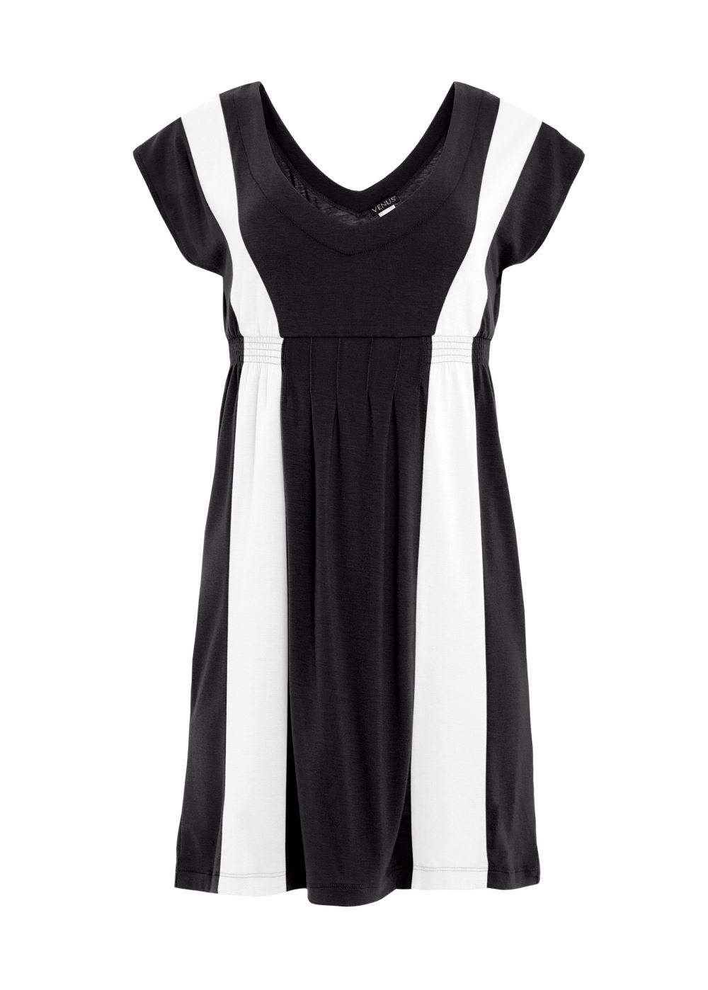 Venus Color Block V-Neck Cover-Up in Blue Multi
