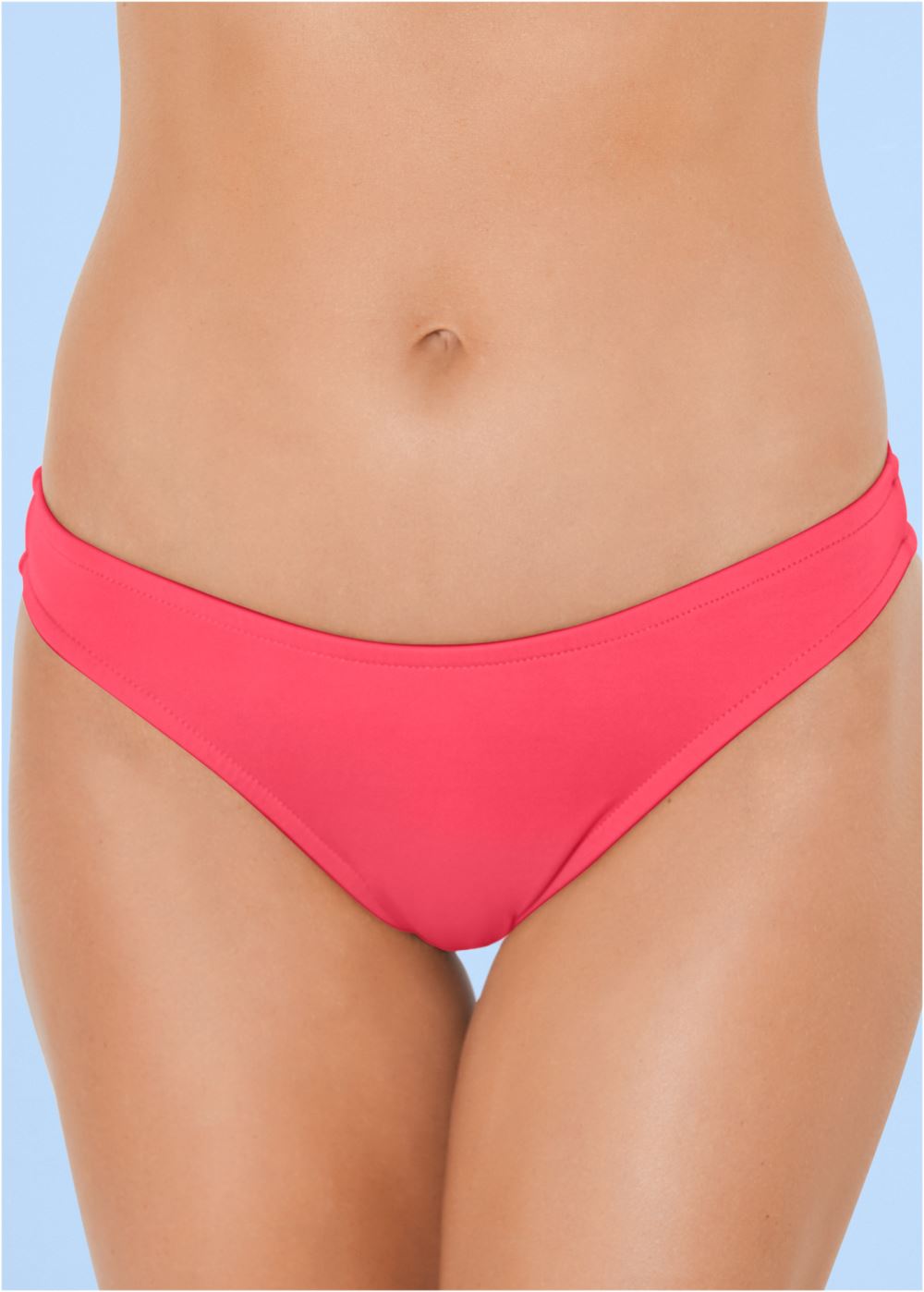 Venus Classic Scoop Front Bottom  Bikini - Sunset Pink