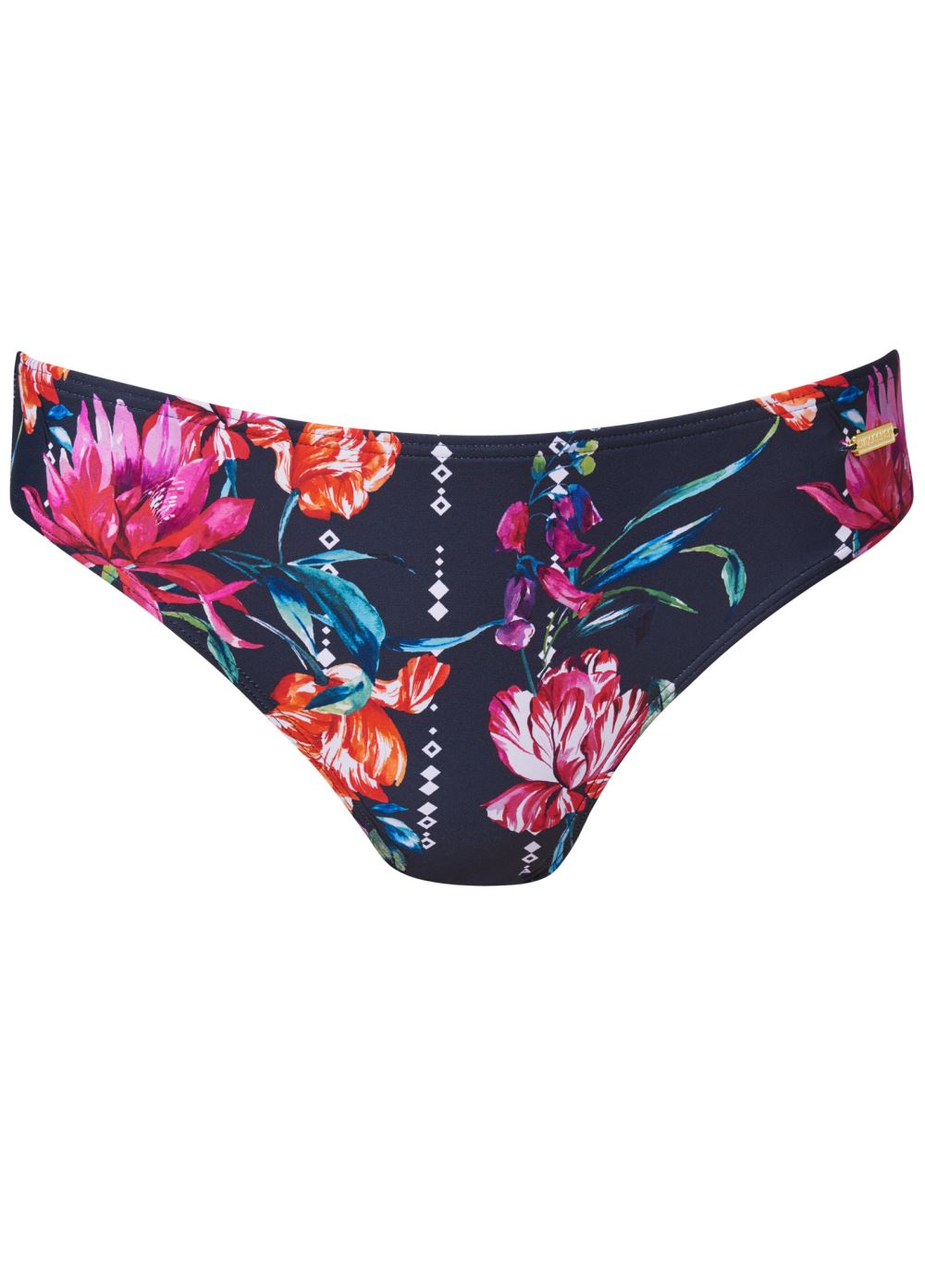 Venus Mid-Rise Bottom Bikini - Floral Drop