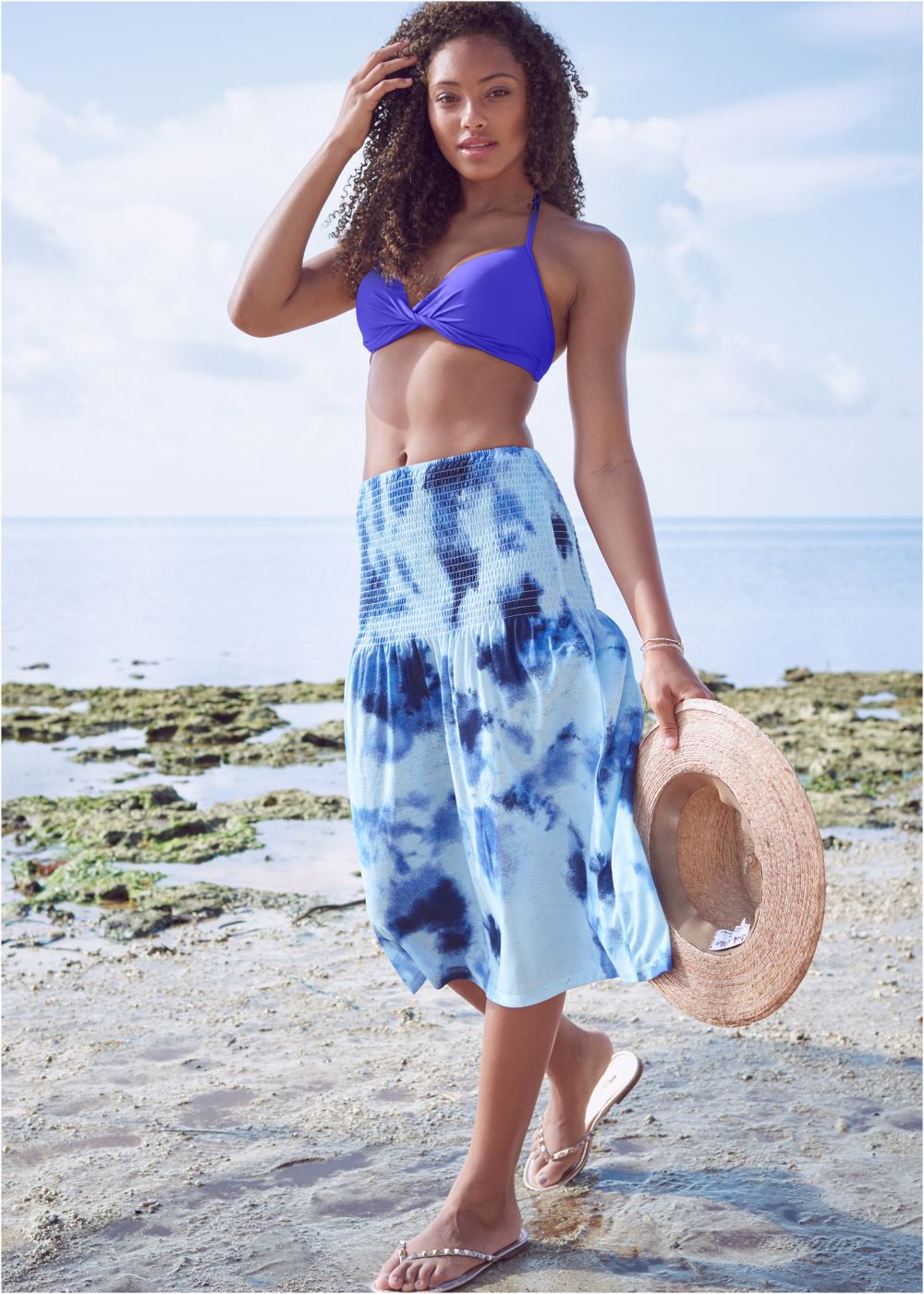 Venus Convertible Dress/Skirt in Blue Dream