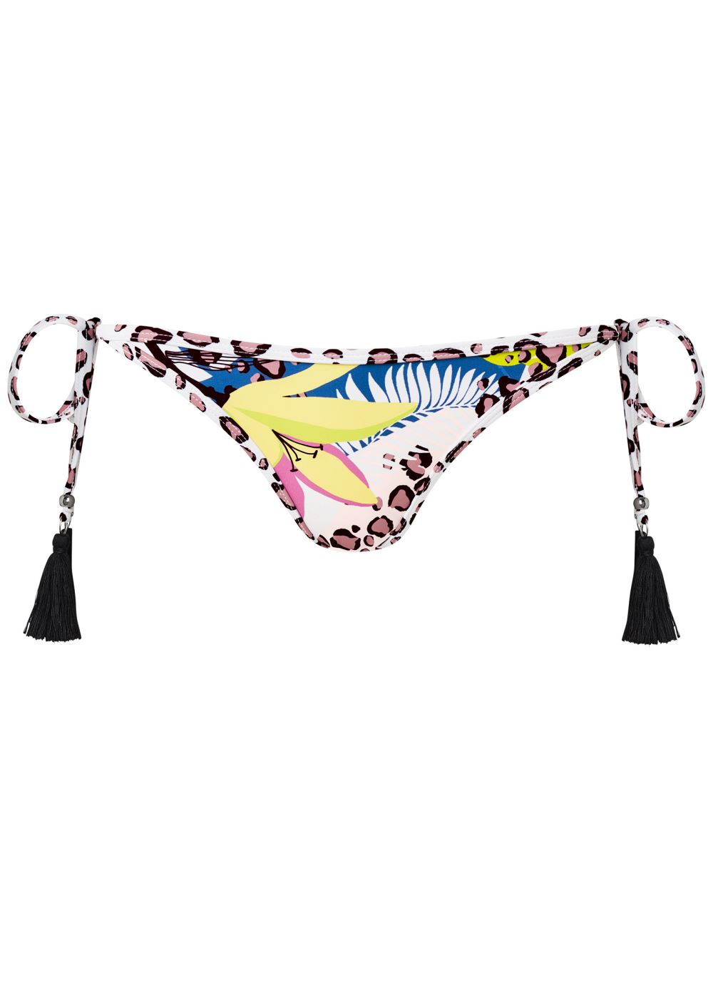 Venus Tassel Tie-Side Bottom Bikini - Wild Safari
