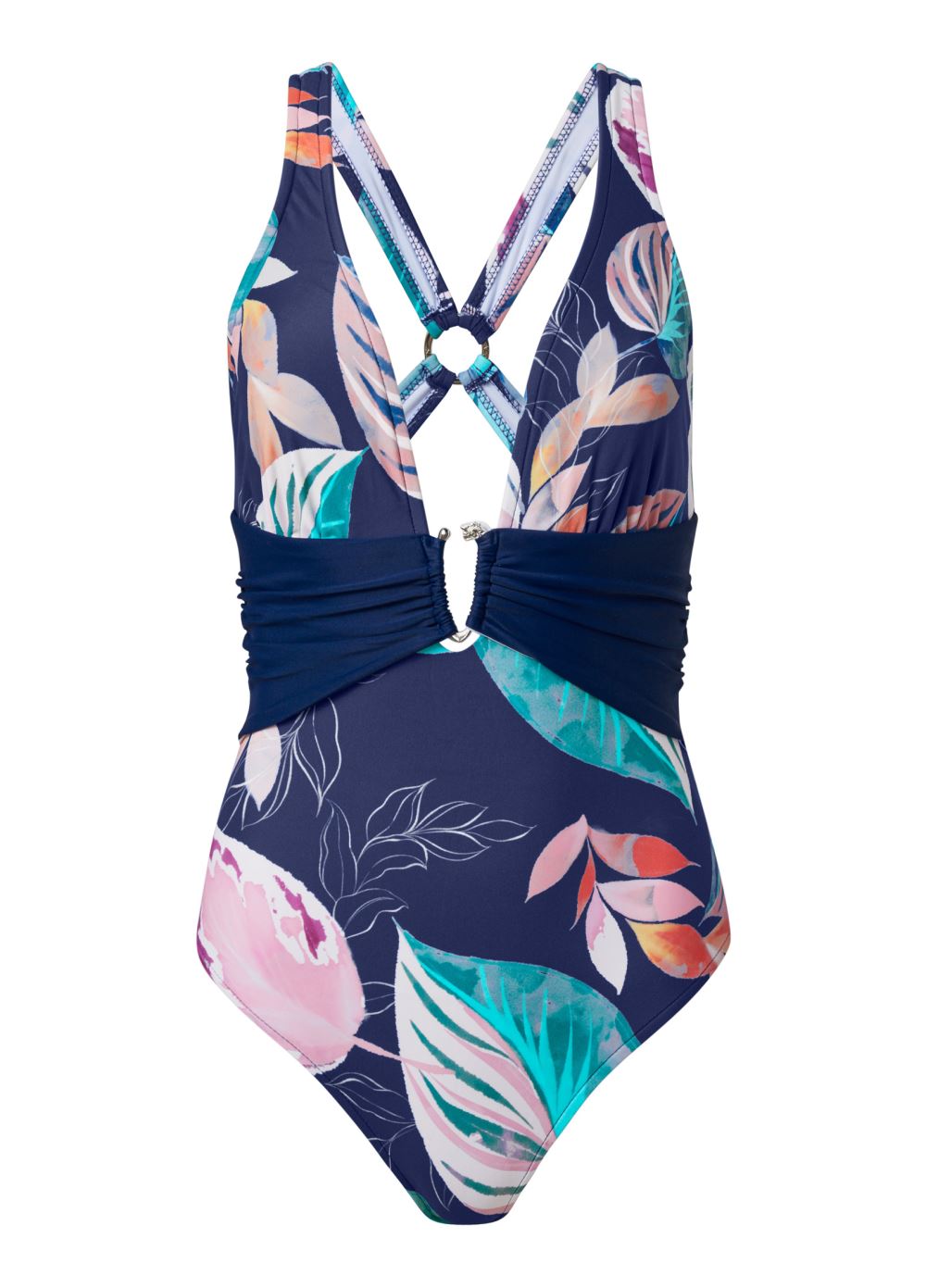 Venus Fierce One-Piece Swimsuit in Midnight Leaf