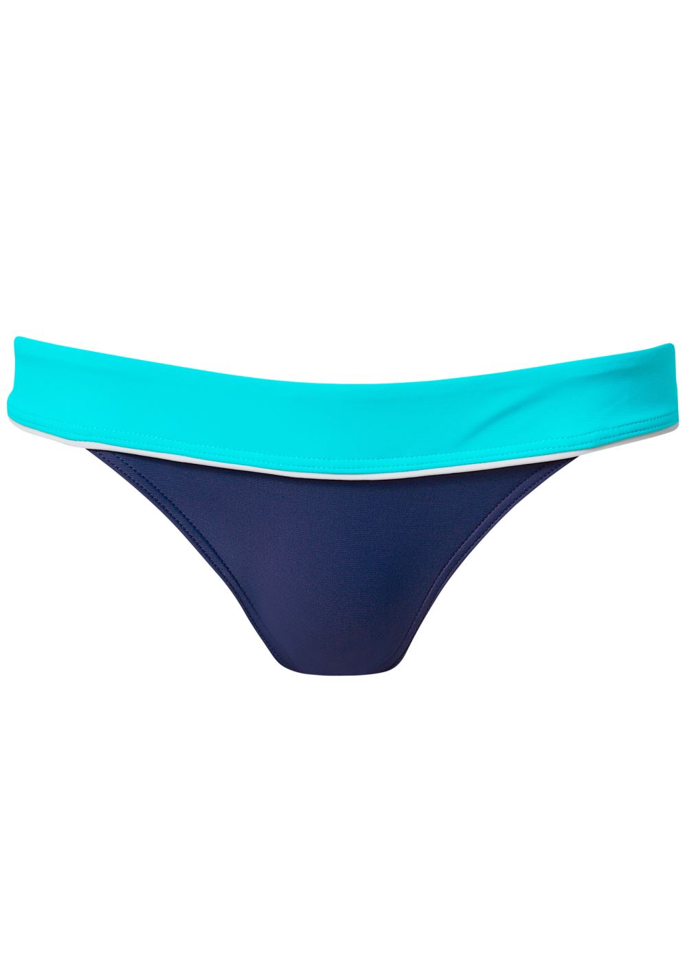 Venus Scoop Front Bikini Bottom Bikini - Ultramarine Blue & Aqua Reef