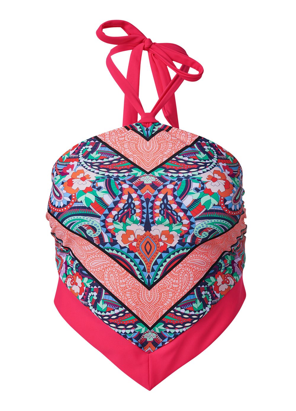 Venus Hanky Hem Tankini Top Bikini - Pop Paisleys