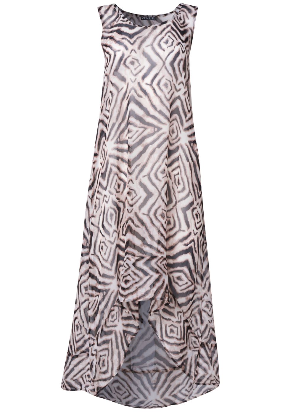 Venus High-Low Cover-Up Dress in Beach Babe