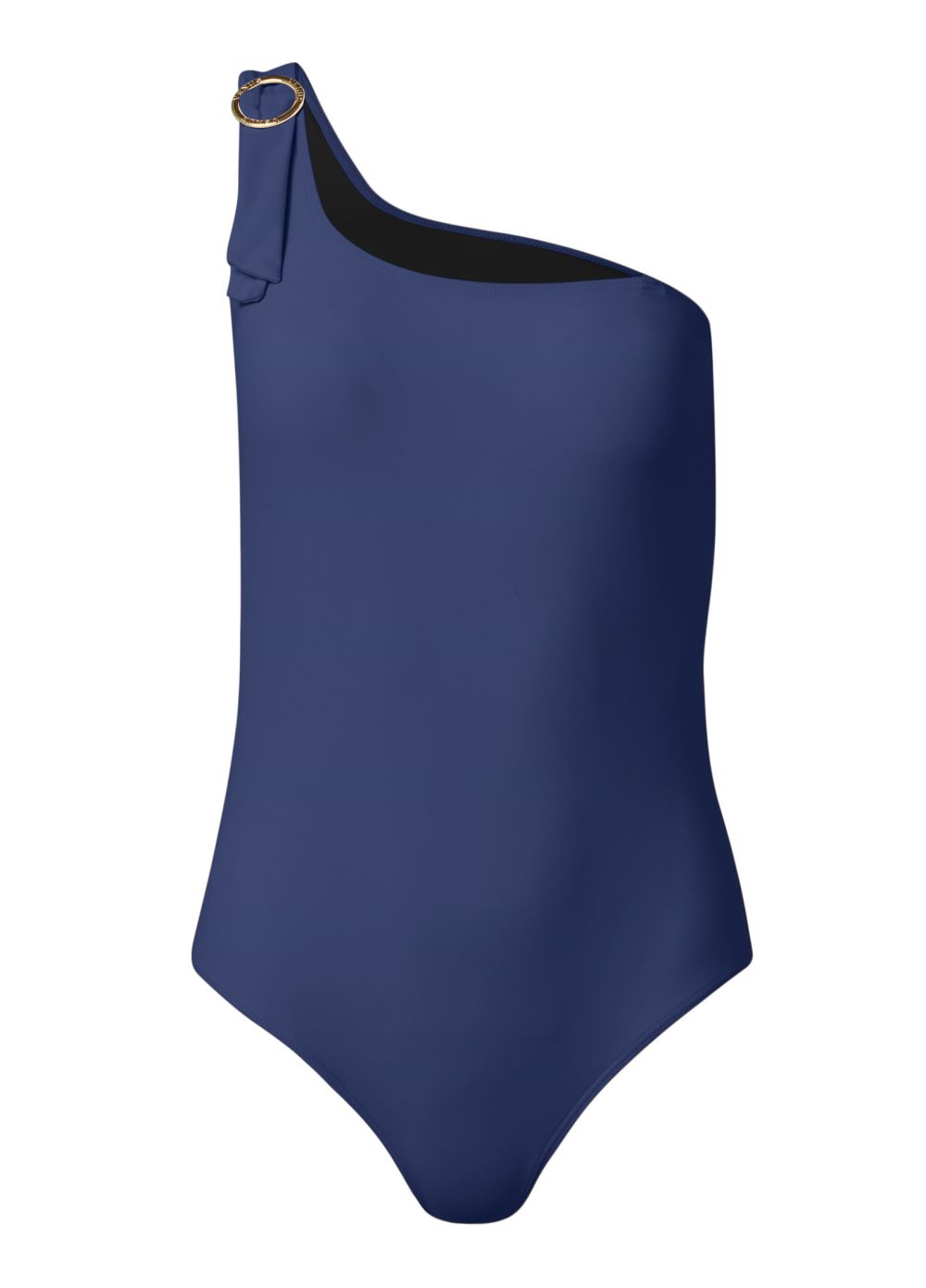 Venus One-Shoulder One-Piece Swimsuit in Ultramarine Blue