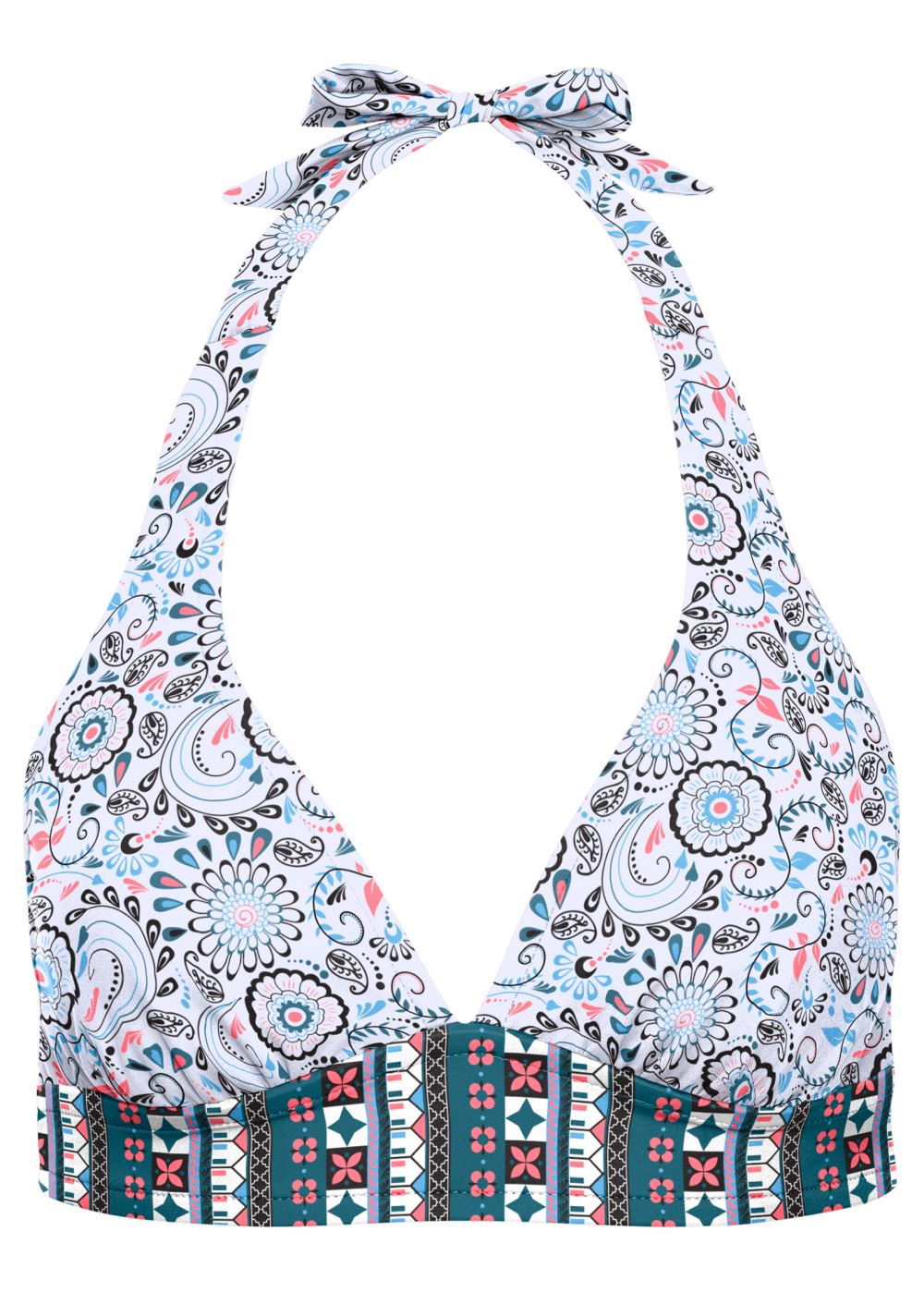 Venus Perfect Fit Halter Top Bikini - Lotus Flowers