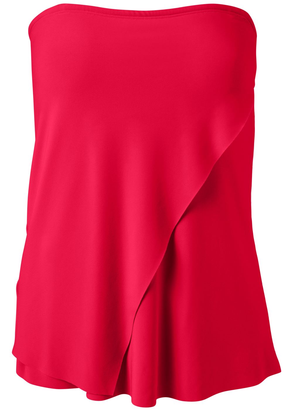 Venus Classic Bandeau Tankini Top Bikini - Red Hot