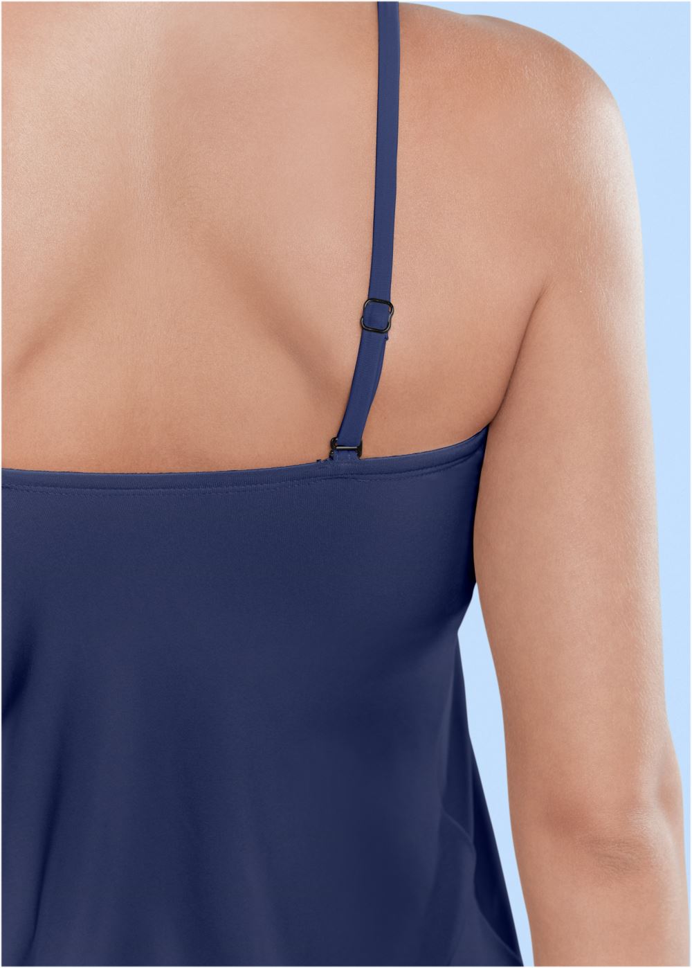 Venus Classic Bandeau Tankini Top Bikini - Ultramarine Blue
