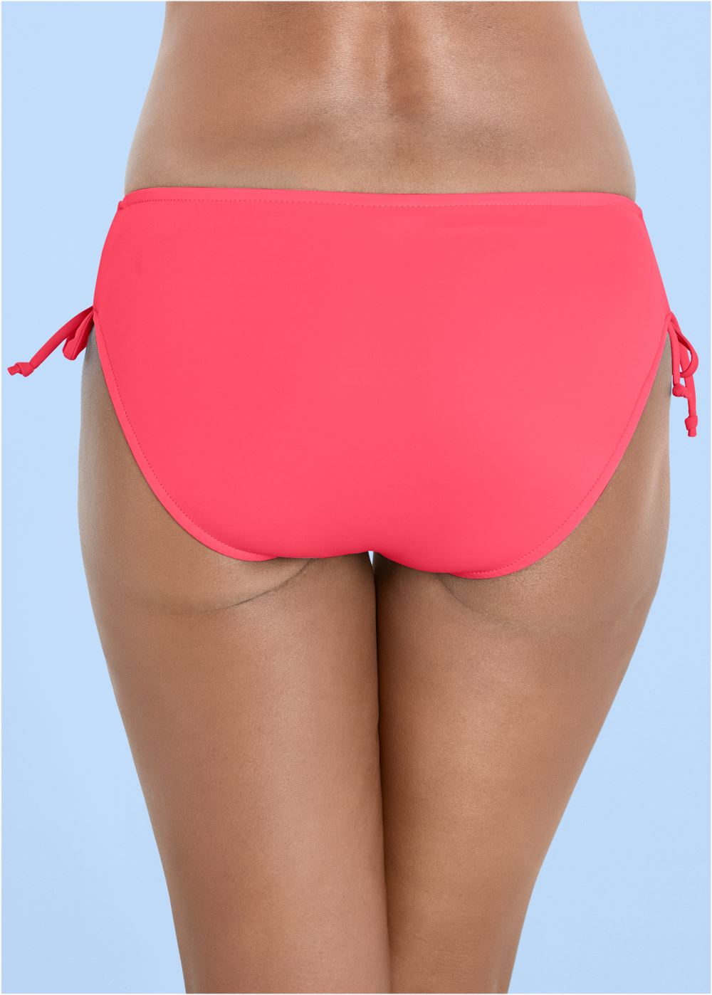 Venus Lattice Side Bottom Bikini - Sunset Pink