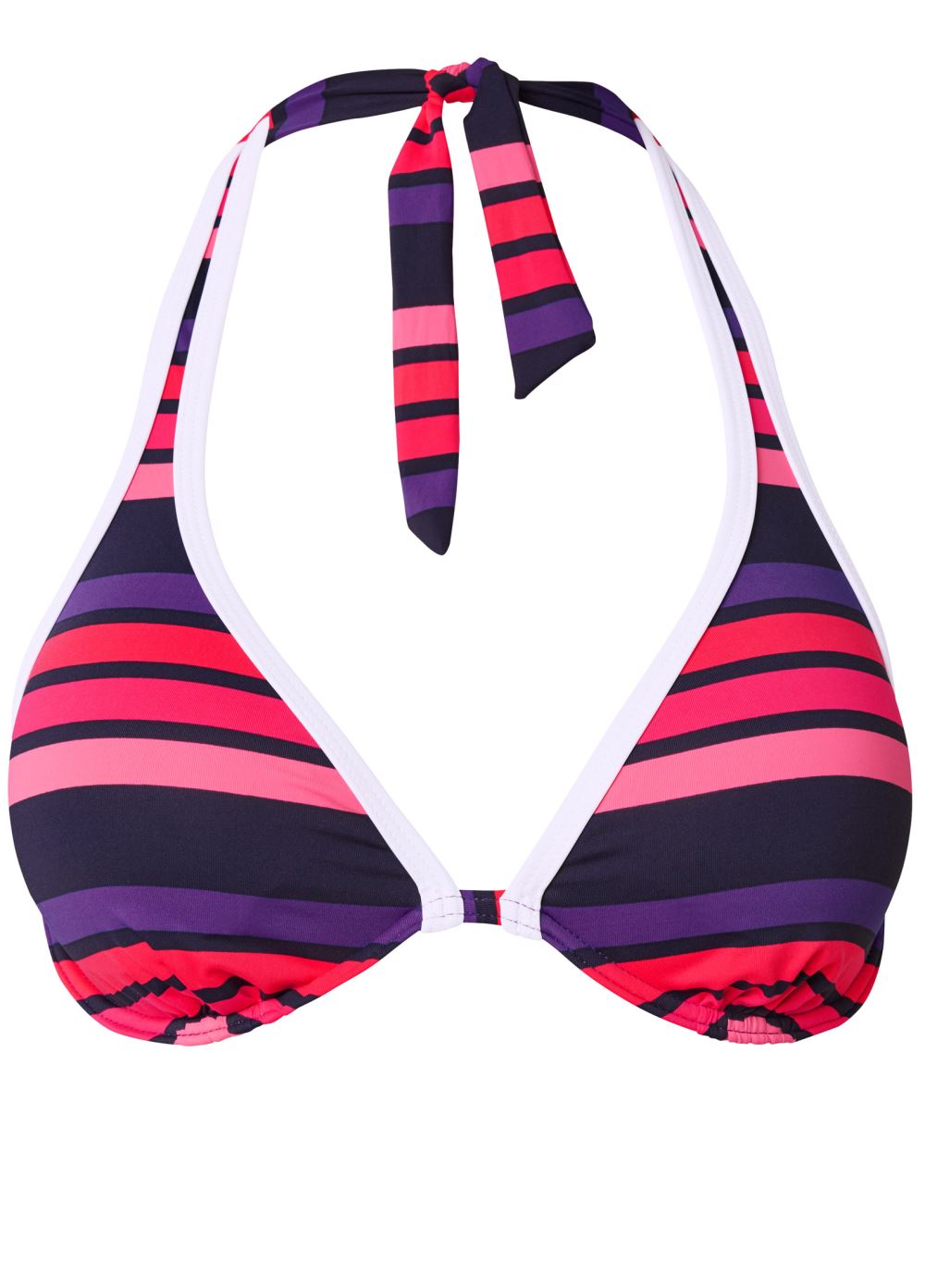 Venus Triangle Halter Top Bikini - Sunburst Stripe