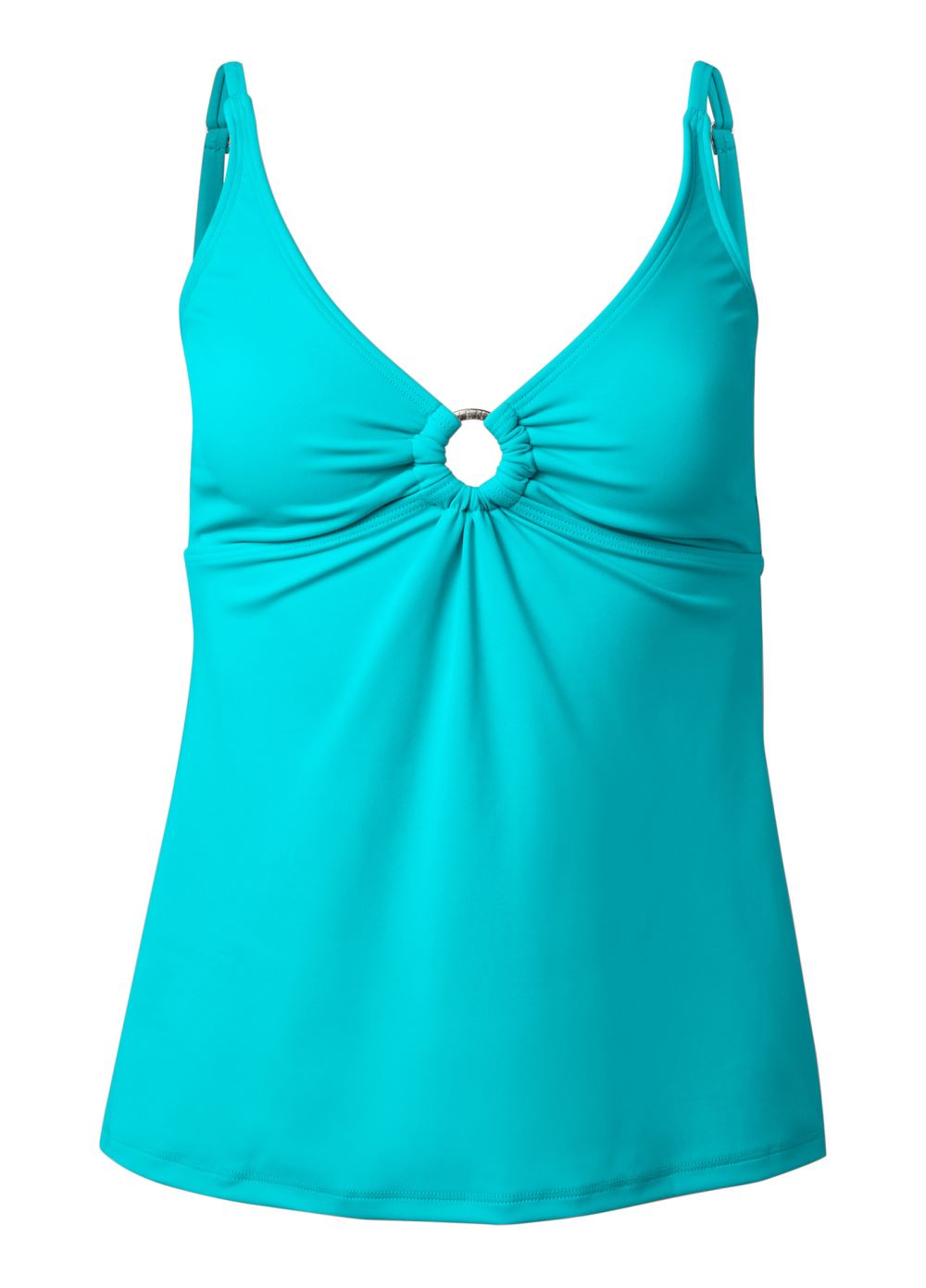 Venus Willow Ring Tankini Top Bikini - Aqua Reef
