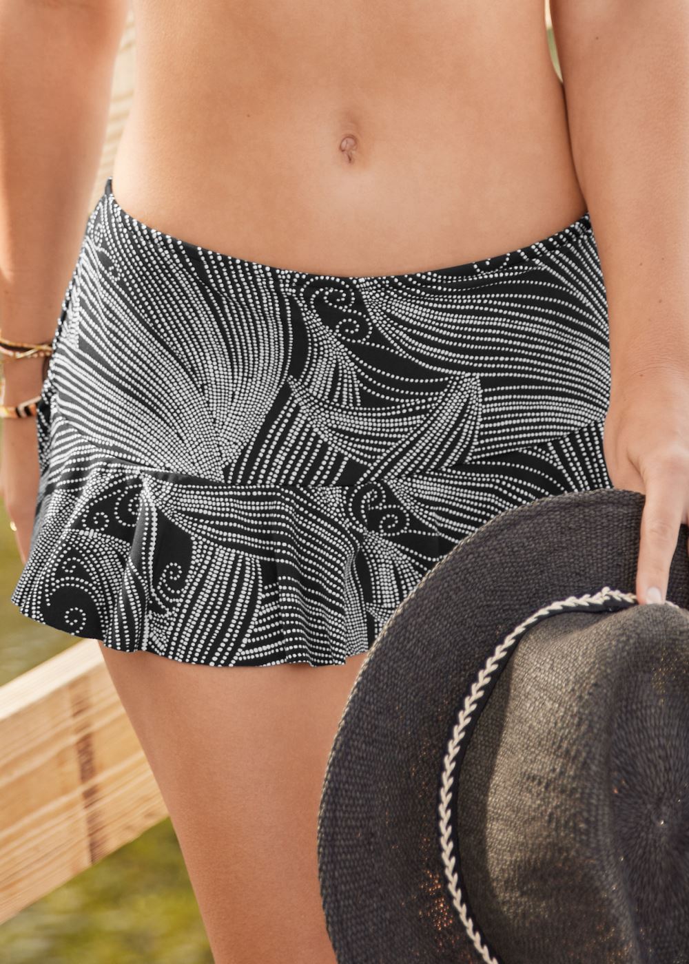 Venus Ruffle Swim Skirt Bikini - Glamour Girl