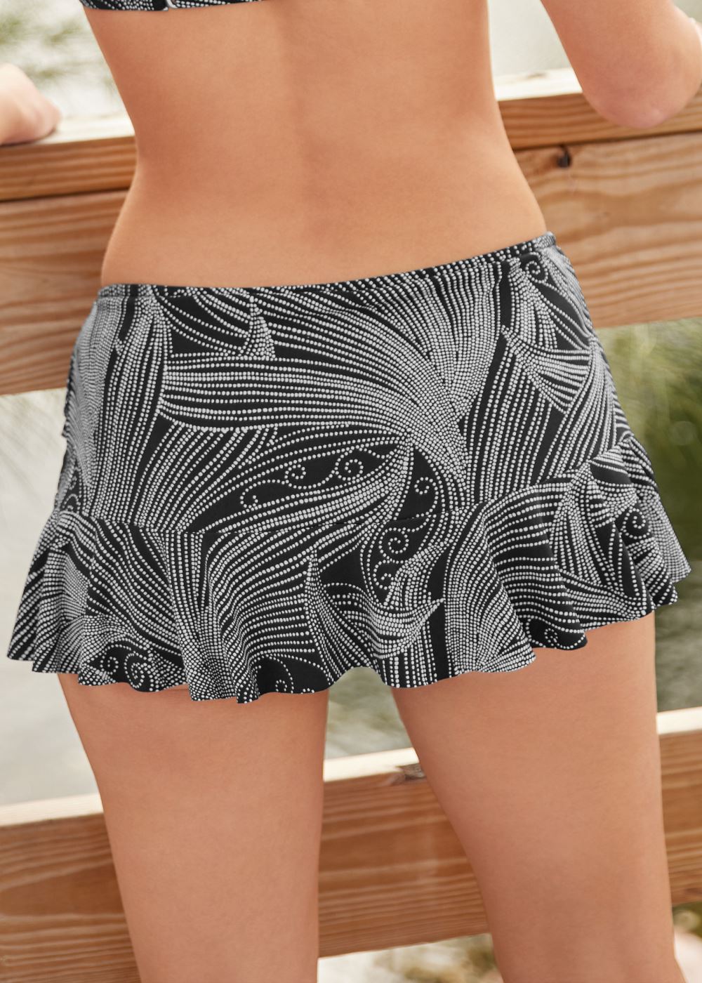 Venus Ruffle Swim Skirt Bikini - Glamour Girl